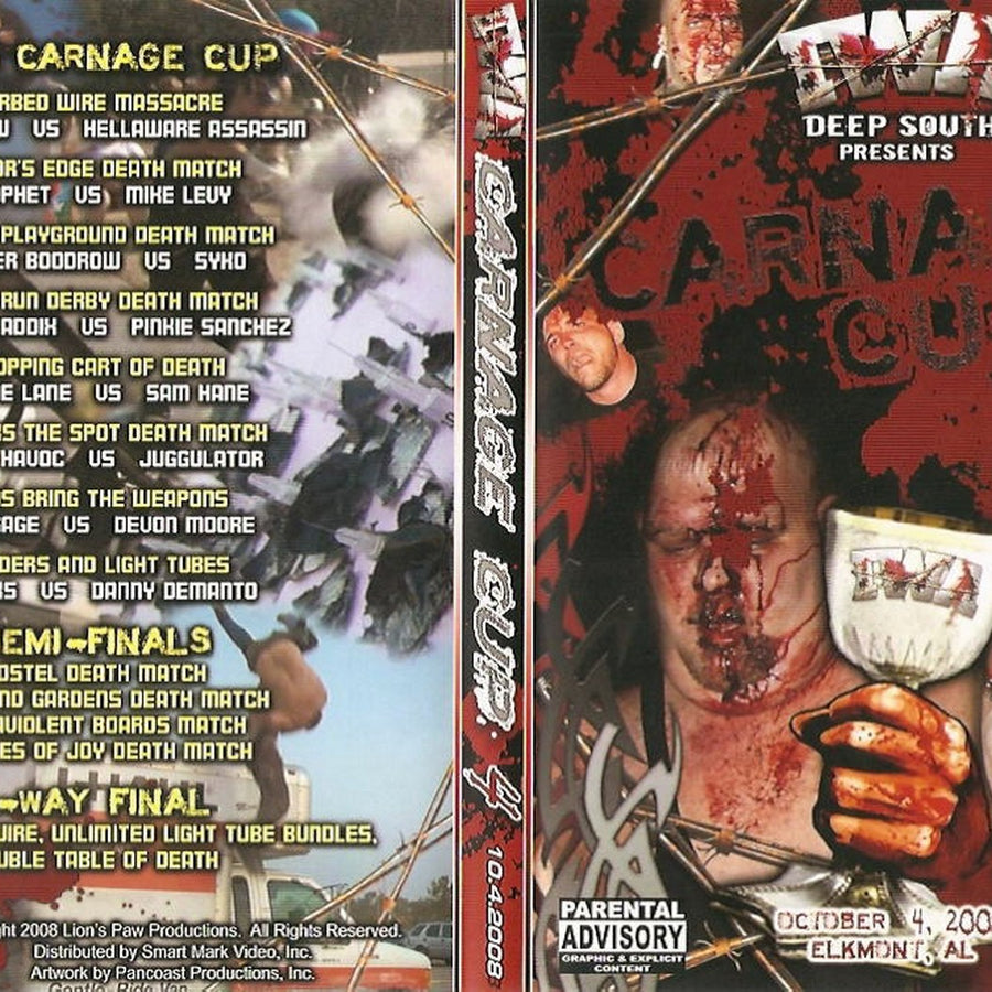 2008 carnage cup DVDs & Videos Pwcatalog
