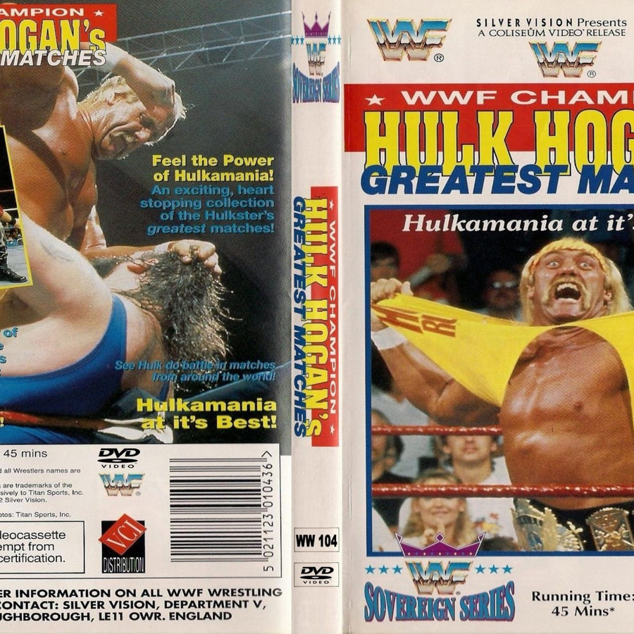hulk hogan greatest matches DVDs & Videos Pwcatalog