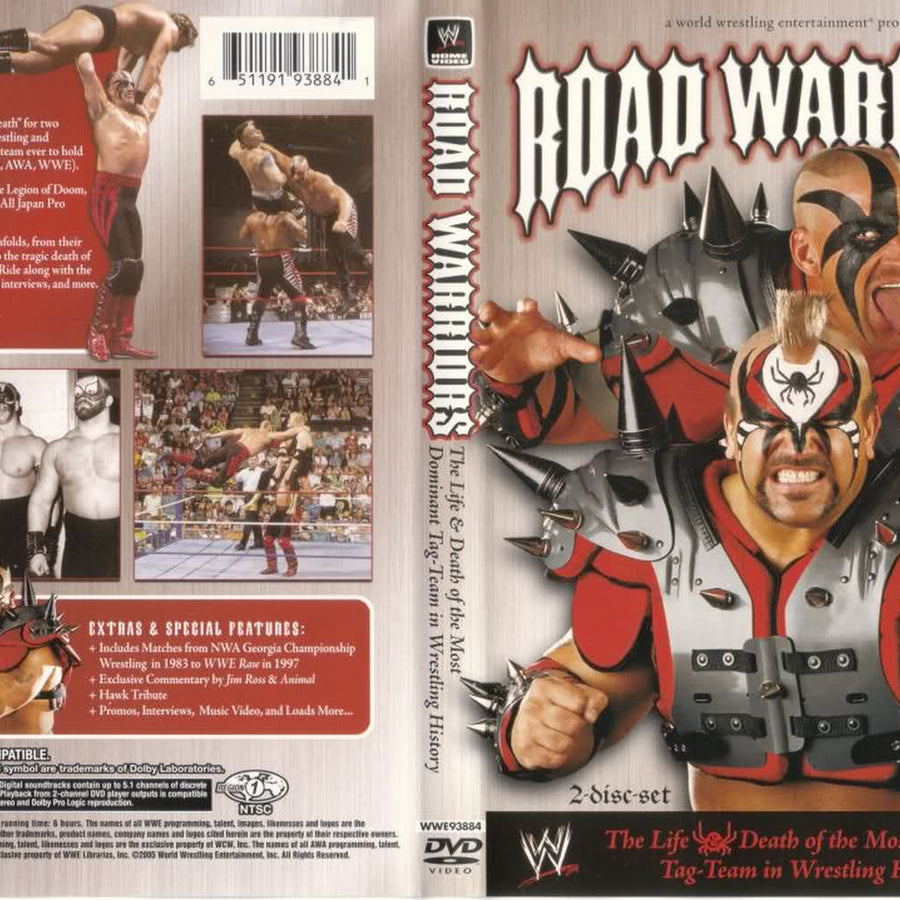 road warriors the life and death of the most dominant tag team in wrestling history DVDs & Videos Pwcatalog
