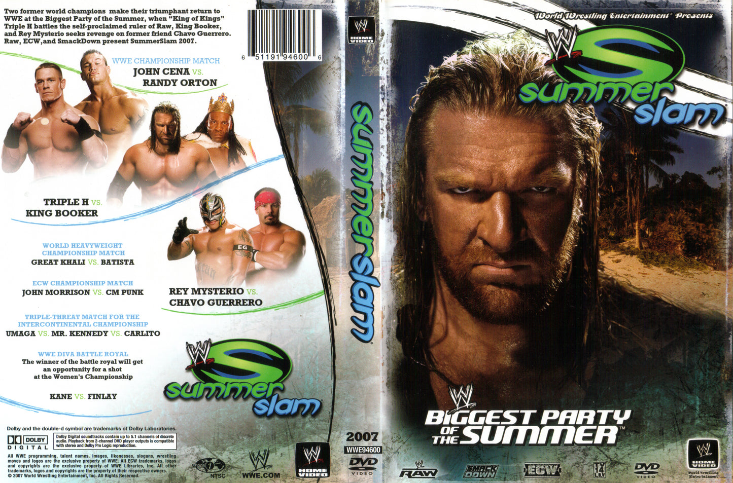 Summerslam 2007 DVDs & Videos Pwcatalog