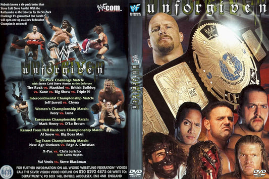 unforgiven 1999 DVDs & Videos Pwcatalog