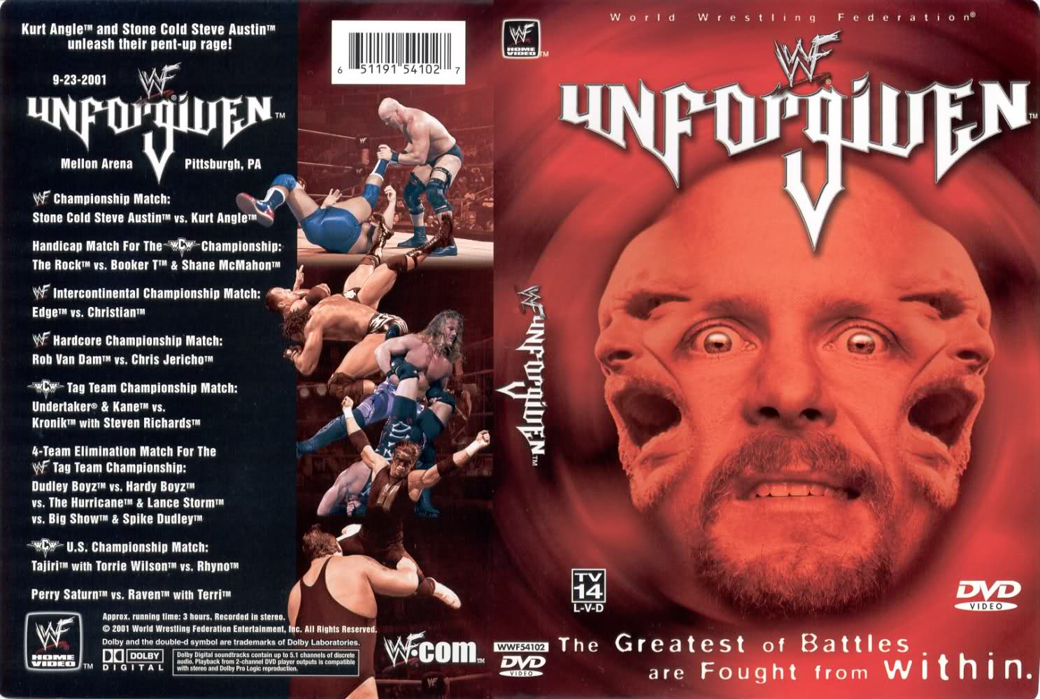 unforgiven 2001 DVDs & Videos Pwcatalog