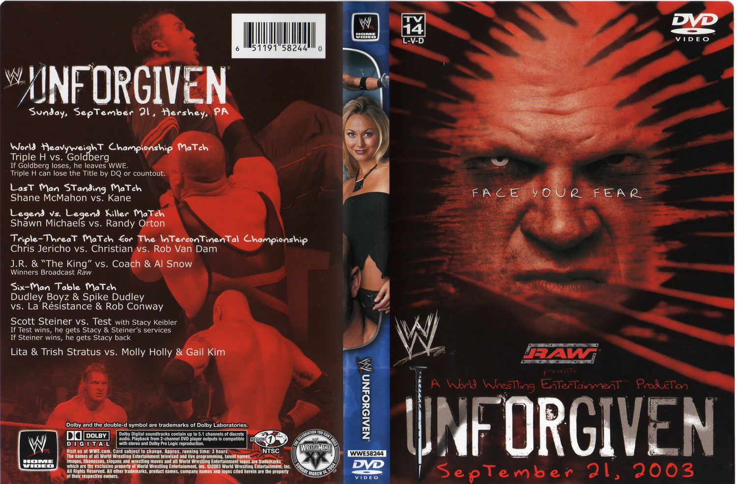unforgiven 2003 DVDs & Videos Pwcatalog