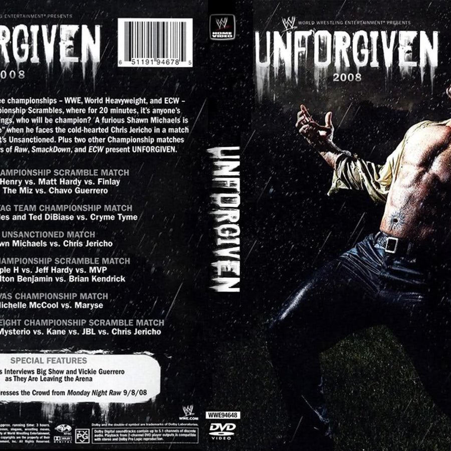 unforgiven 2008 DVDs & Videos Pwcatalog