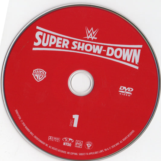 wwe super show-down disc 1