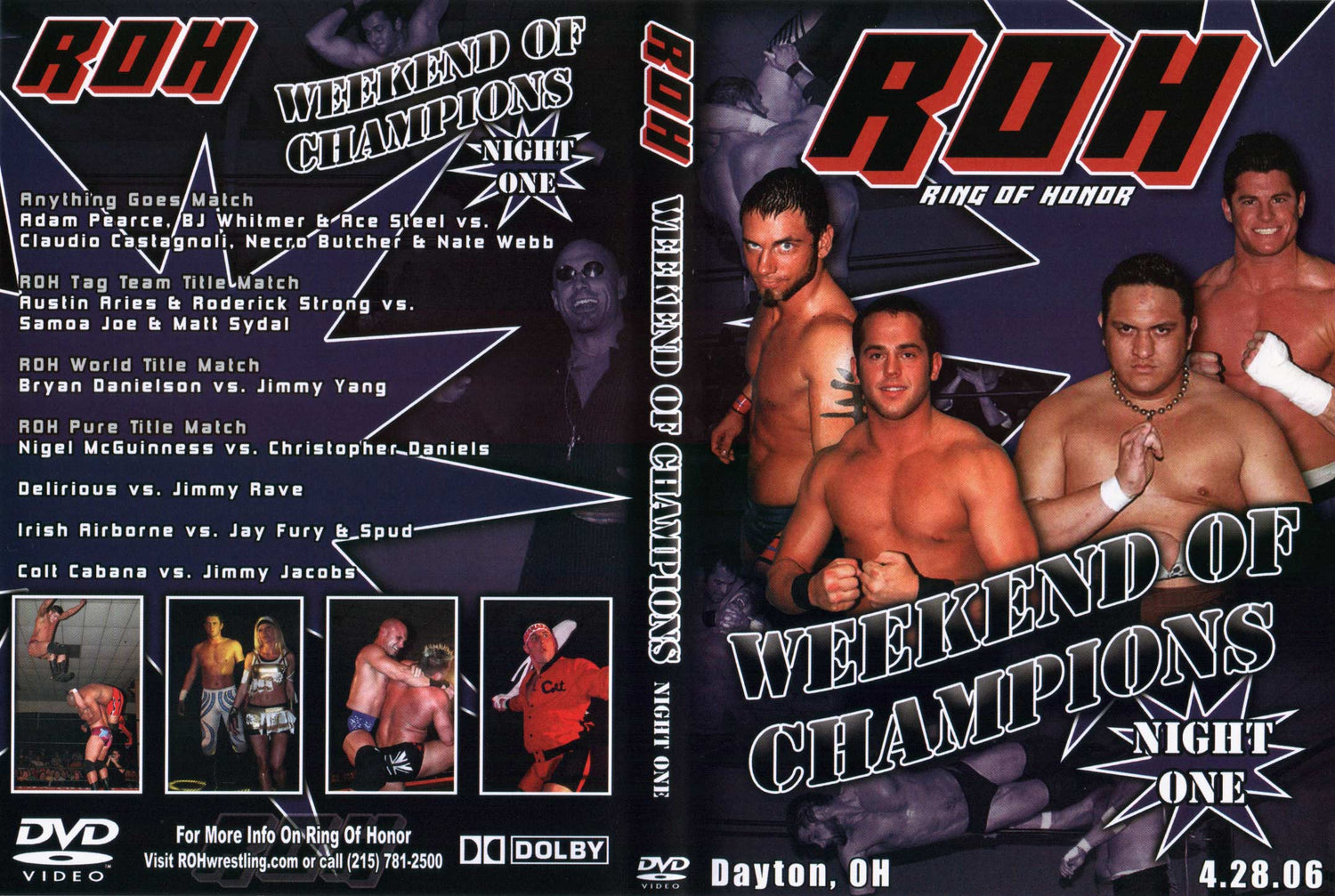 weekend of champions night one DVDs & Videos Pwcatalog