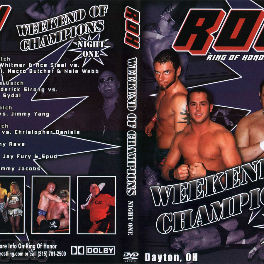 weekend of champions night one DVDs & Videos Pwcatalog