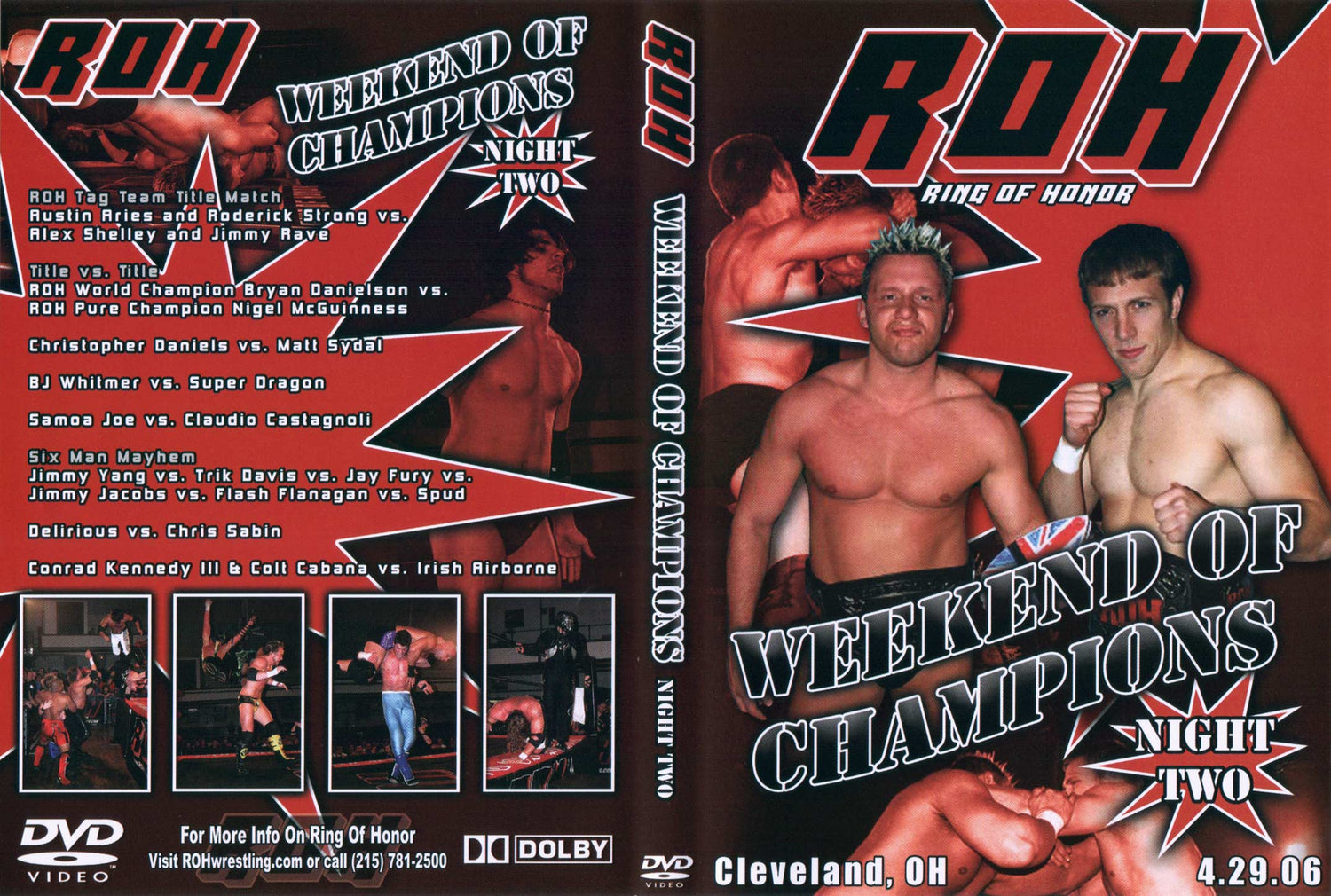 weekend of champions night two DVDs & Videos Pwcatalog