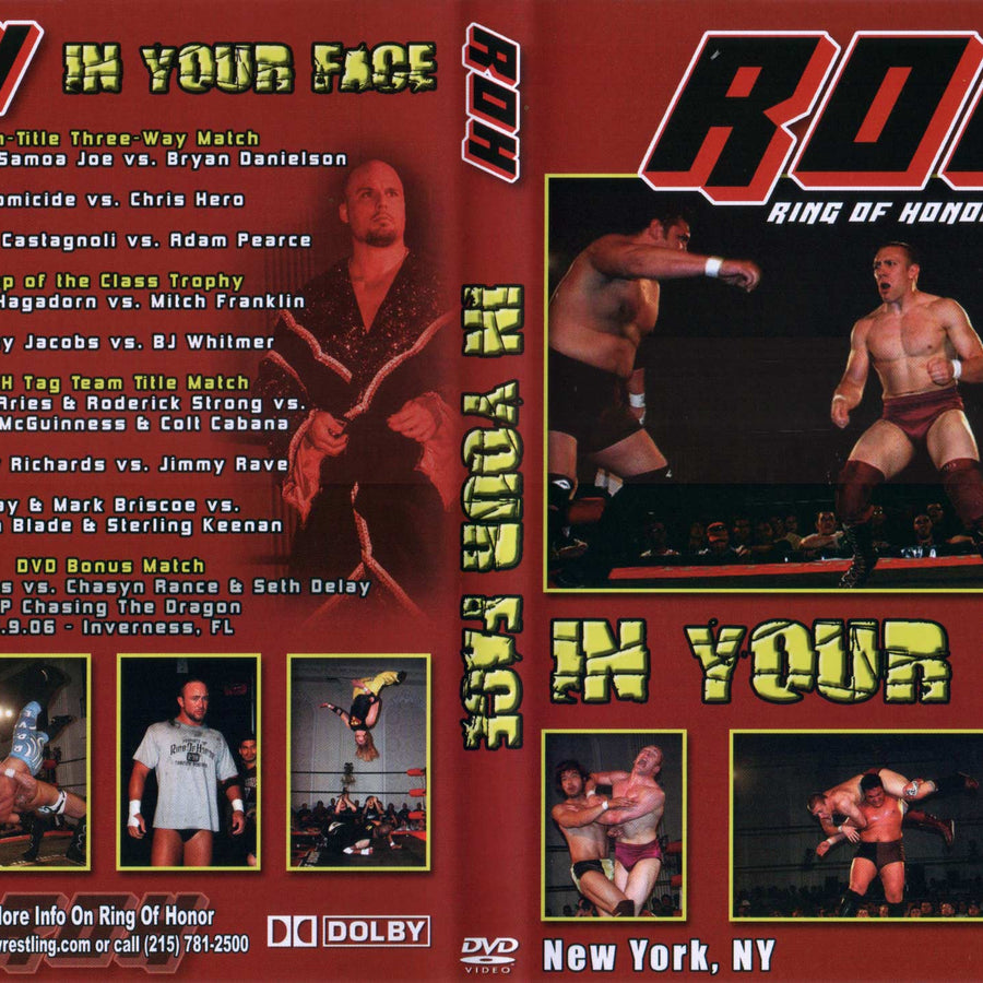 in your face DVDs & Videos Pwcatalog