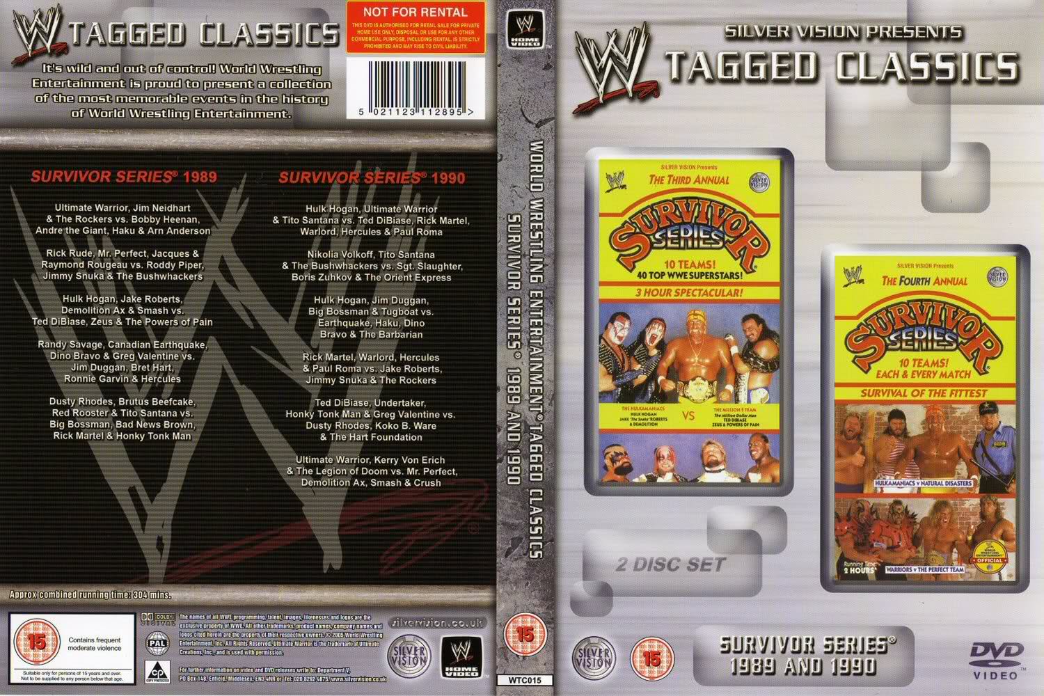 survivor series 1989 1990 DVDs & Videos Silver vision exclusive