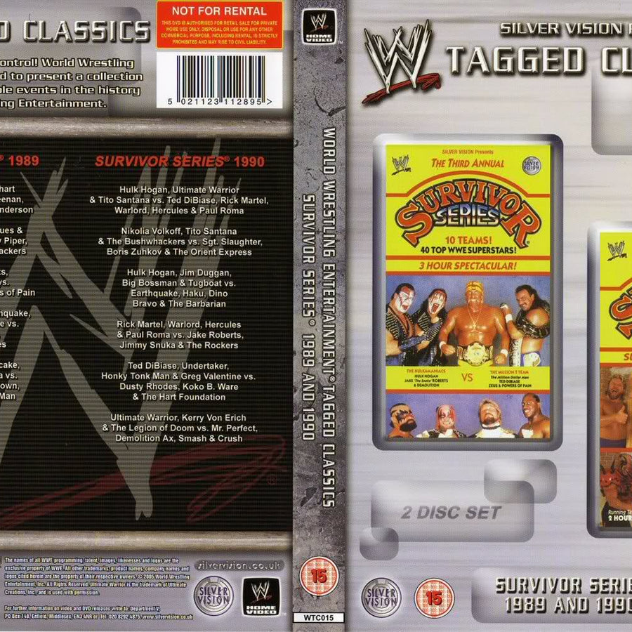 survivor series 1989 1990 DVDs & Videos Silver vision exclusive