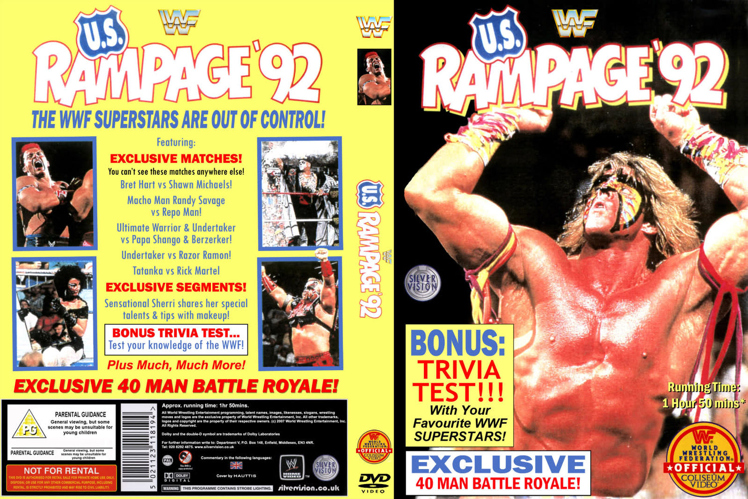 us rampage 1992 wf108 DVDs & Videos Pwcatalog