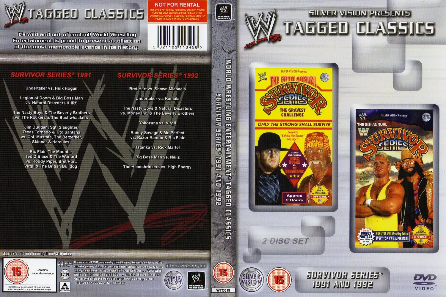 survivor series 1991 1992 DVDs & Videos Silver vision exclusive