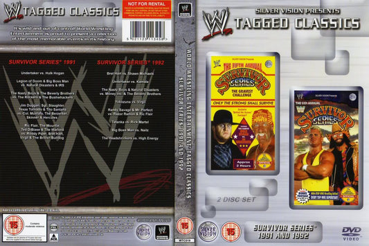 survivor series 1991 1992 DVDs & Videos Silver vision exclusive
