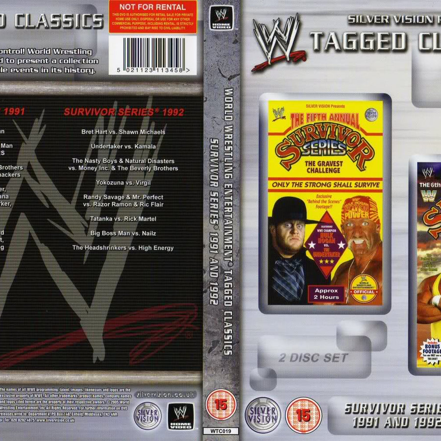 survivor series 1991 1992 DVDs & Videos Silver vision exclusive