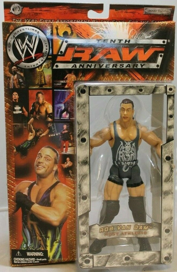 WWE Jakks Pacific Tenth Raw Anniversary Rob Van Dam Action & Toy Figures PWcatalog