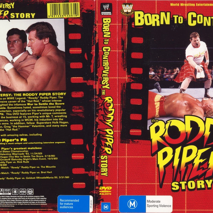born to controversy the roddy piper story DVDs & Videos Pwcatalog