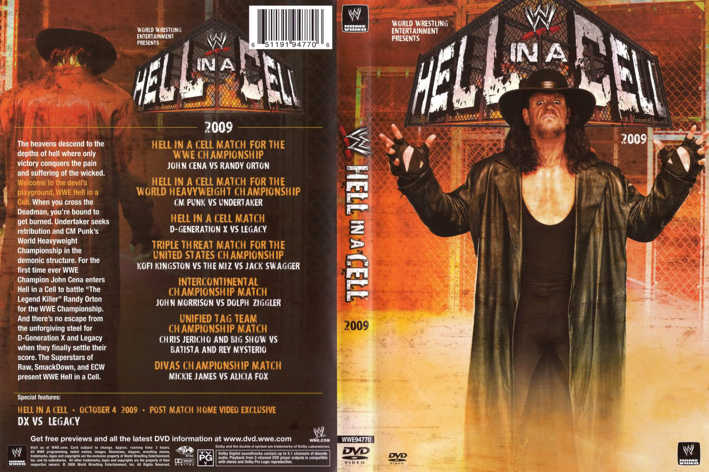 hell in a cell 2009 DVDs & Videos Pwcatalog
