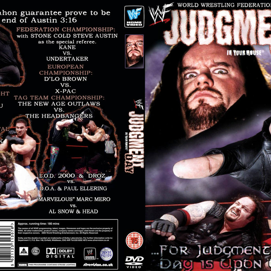In Your House 25 - judgment day DVDs & Videos Pwcatalog