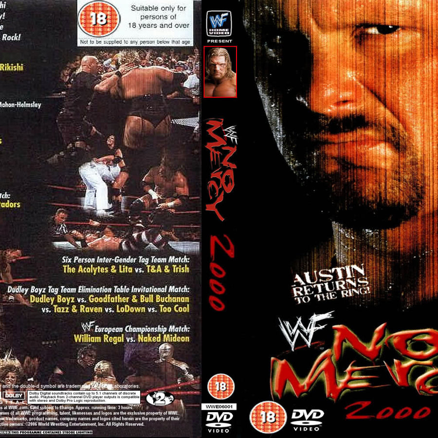 no mercy 2000 DVDs & Videos Pwcatalog