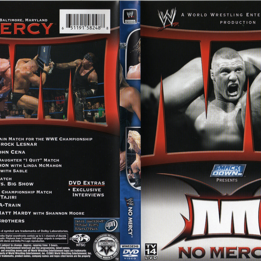 no mercy 2003 DVDs & Videos Pwcatalog