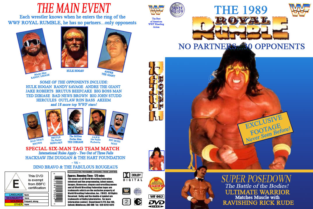 Royal Rumble 1989 DVDs & Videos Pwcatalog