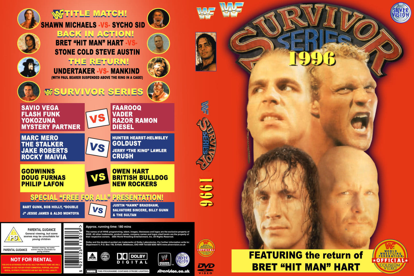 Survivor Series 1996 DVDs & Videos Pwcatalog