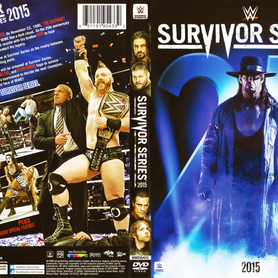Survivor Series 2015 DVDs & Videos Pwcatalog