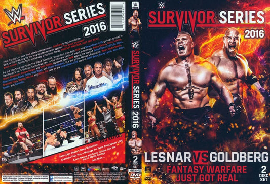 Survivor Series 2016 DVDs & Videos Pwcatalog