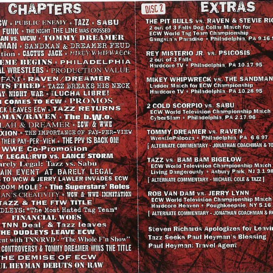 the rise fall of ecw interieur DVDs & Videos Pwcatalog