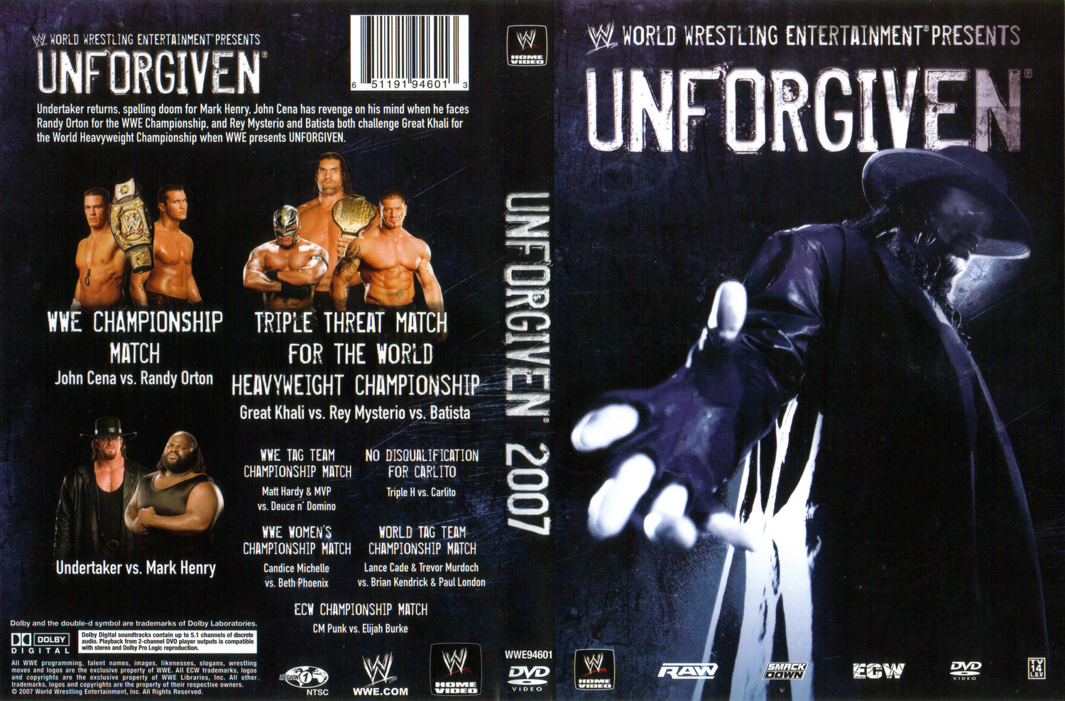 unforgiven 2007 DVDs & Videos Pwcatalog