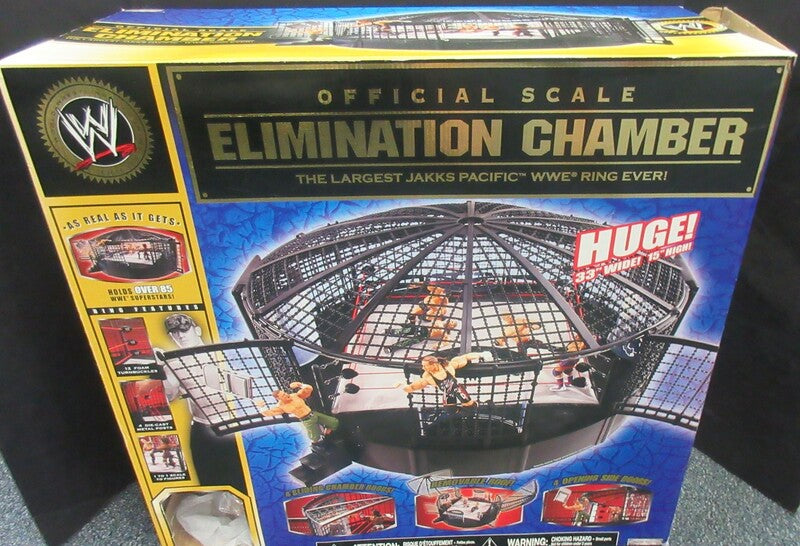 WWE Jakks Pacific Official Scale Official Scale Elimination Chamber Action & Toy Figures PWcatalog