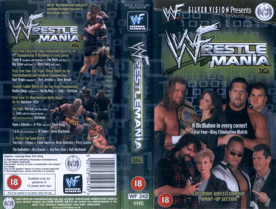 wrestlemania 16 PW Catalog