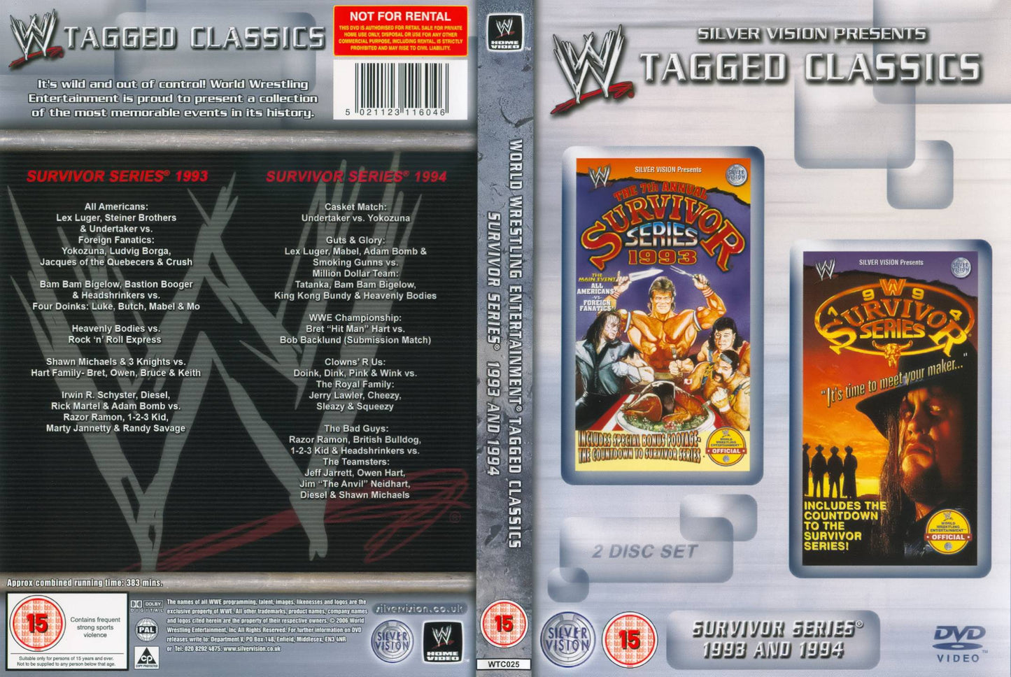 survivor series 1993 1994 DVDs & Videos Silver vision exclusive