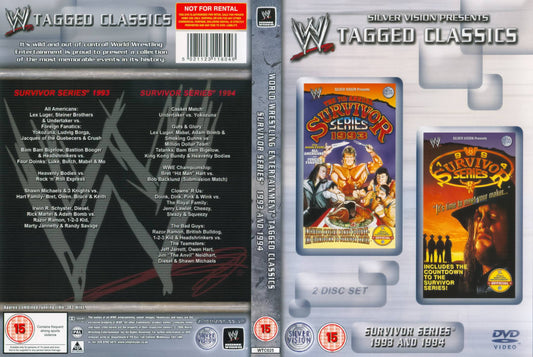 survivor series 1993 1994 DVDs & Videos Silver vision exclusive