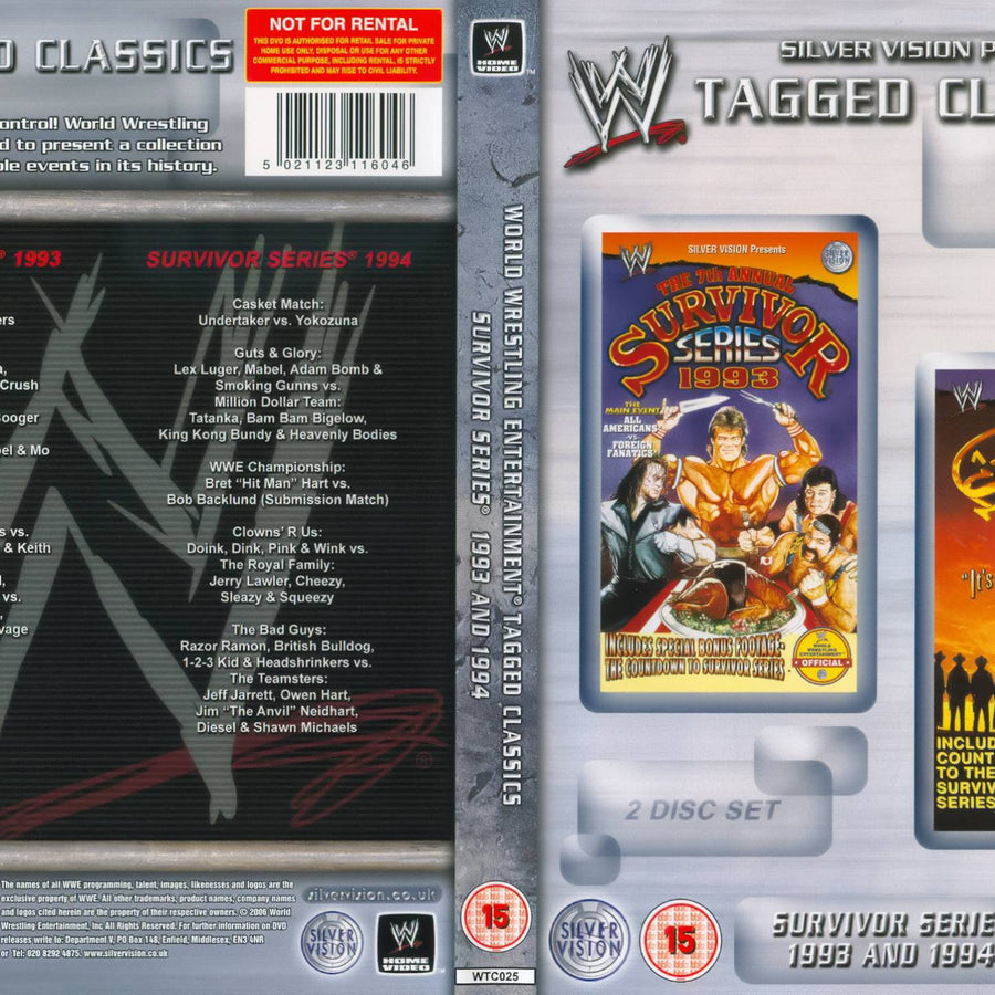 survivor series 1993 1994 DVDs & Videos Silver vision exclusive