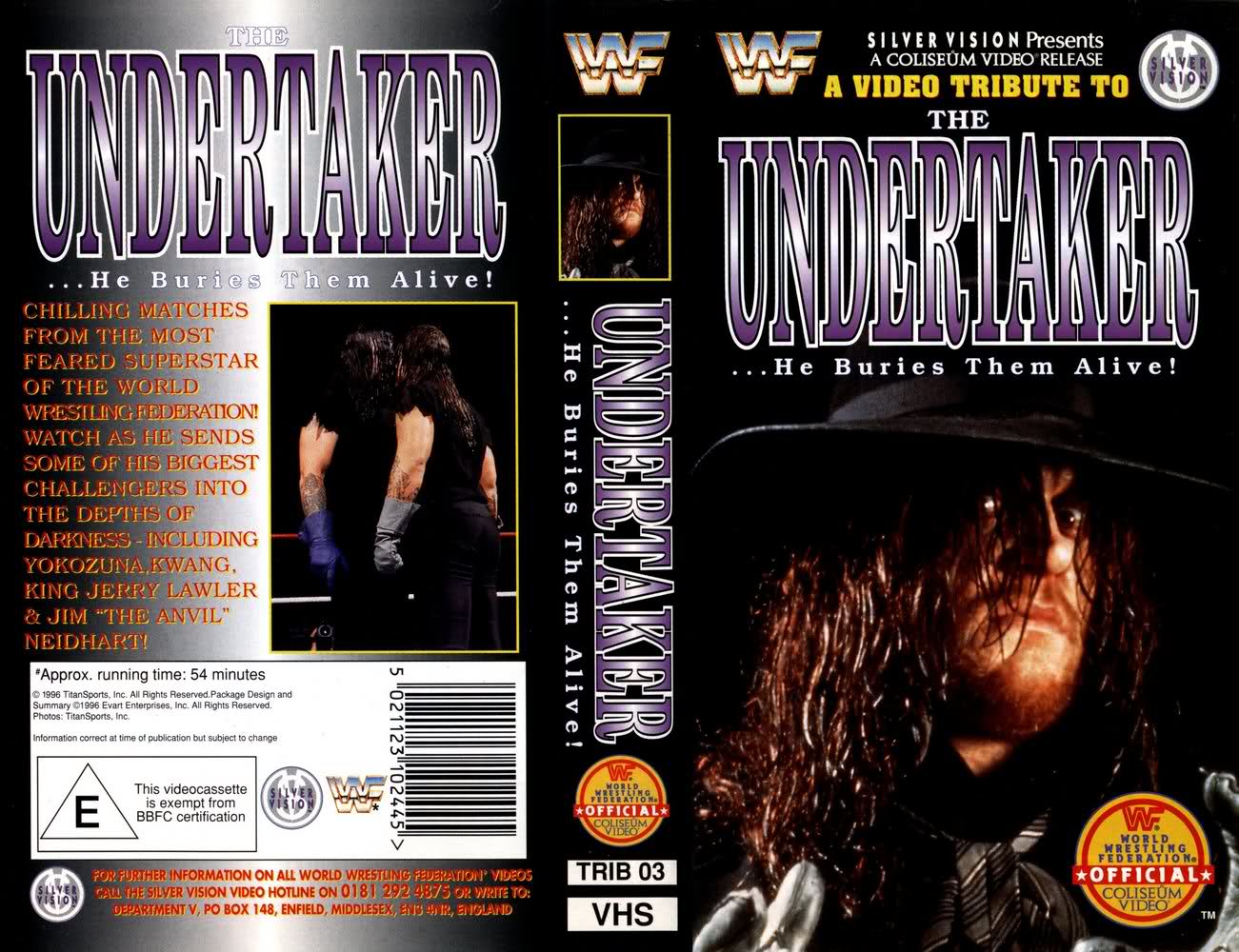 the undertaker he buries them alive PW Catalog