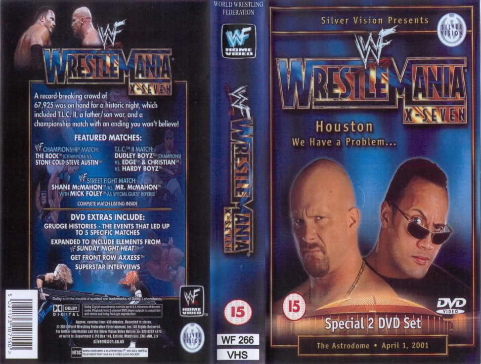 wrestlemania x-seven PW Catalog