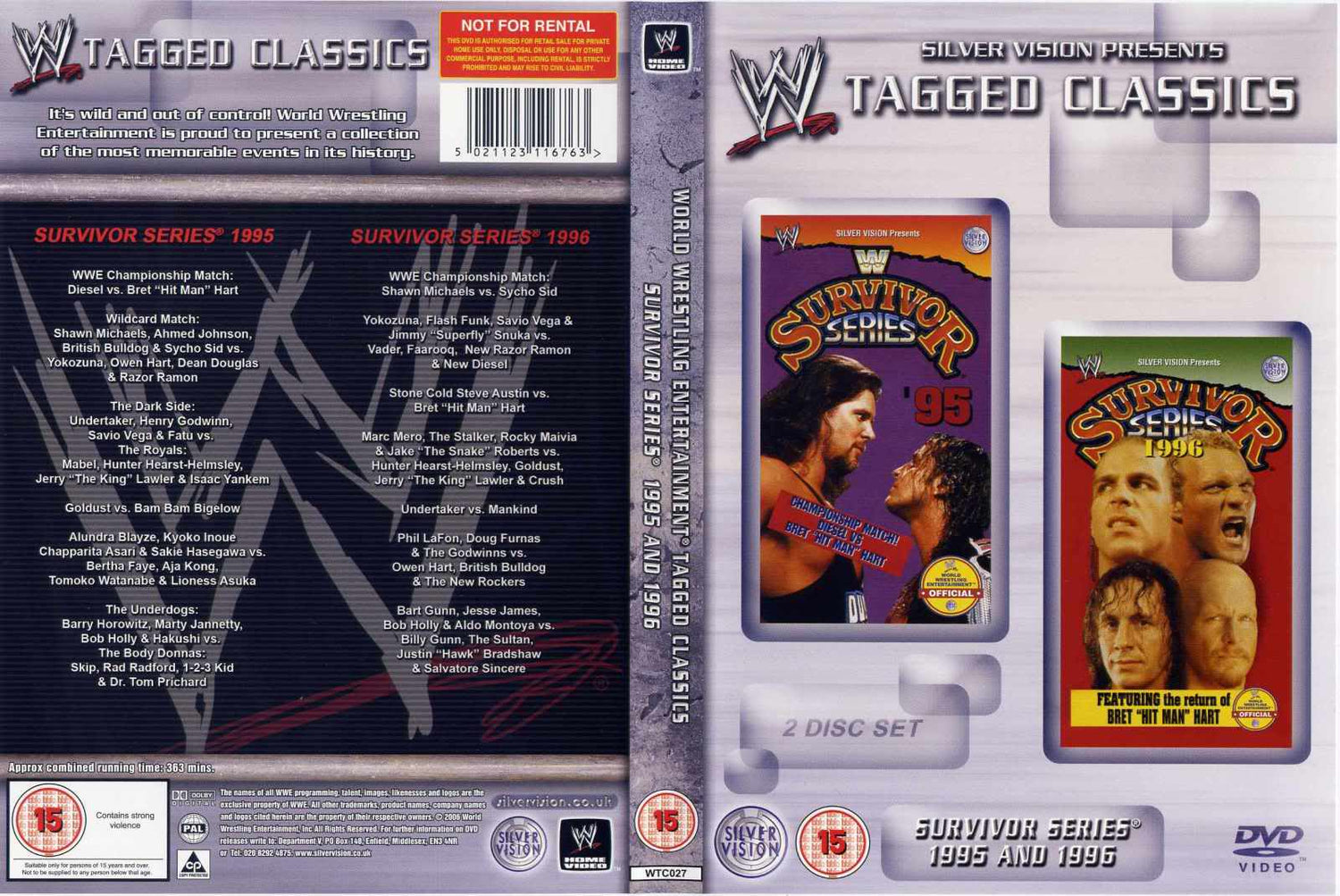survivor series 1995 1996 DVDs & Videos Silver vision exclusive
