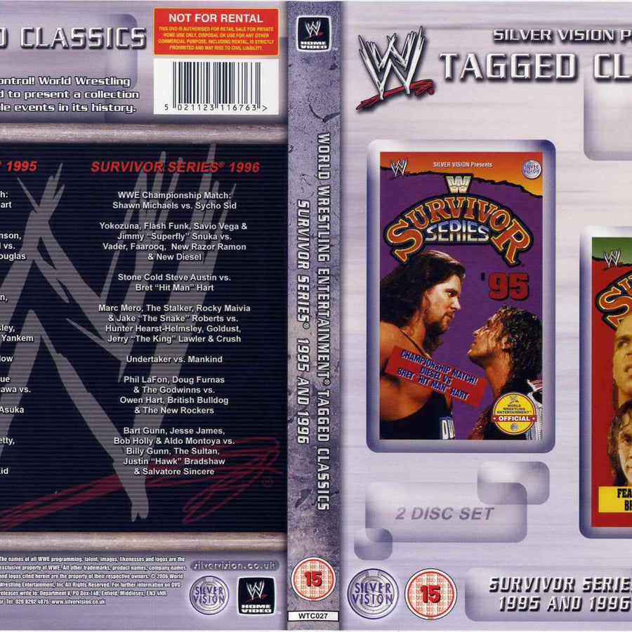 survivor series 1995 1996 DVDs & Videos Silver vision exclusive