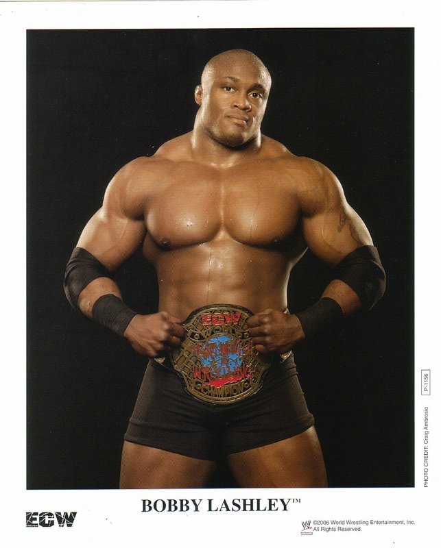 2006 ECW CHAMPION Bobby Lashley P1156 color PW Catalog