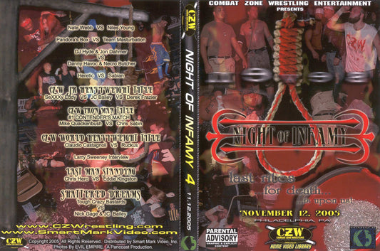 night of infamy 4 DVDs & Videos Pwcatalog