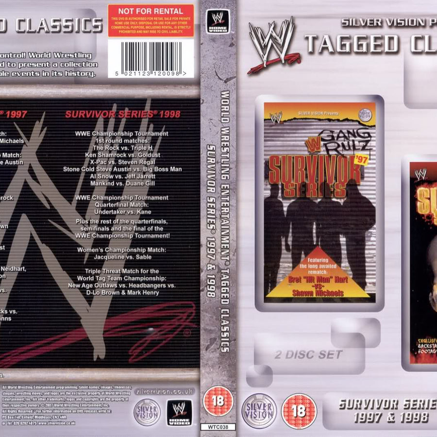survivor series 1997 1998 DVDs & Videos Silver vision exclusive