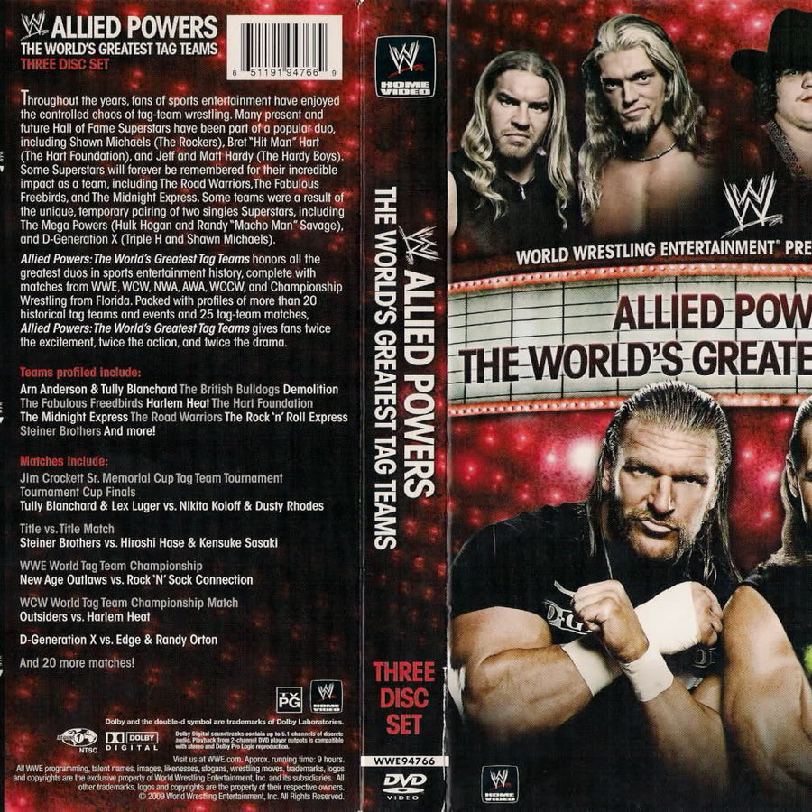allied powers the worlds greatest tag teams DVDs & Videos Pwcatalog