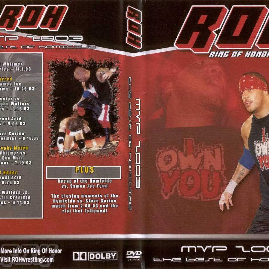 mvp 2003 the best of homicide DVDs & Videos Pwcatalog