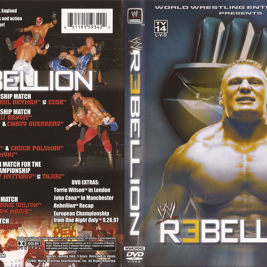 rebellion 2002 DVDs & Videos Pwcatalog