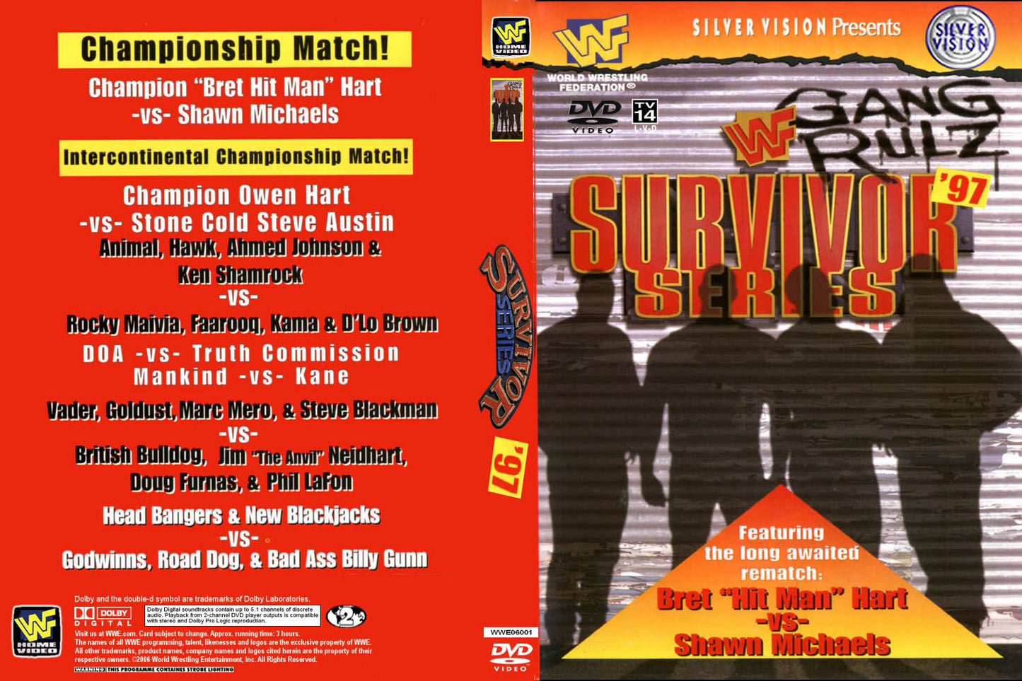 Survivor Series 1997 DVDs & Videos Pwcatalog