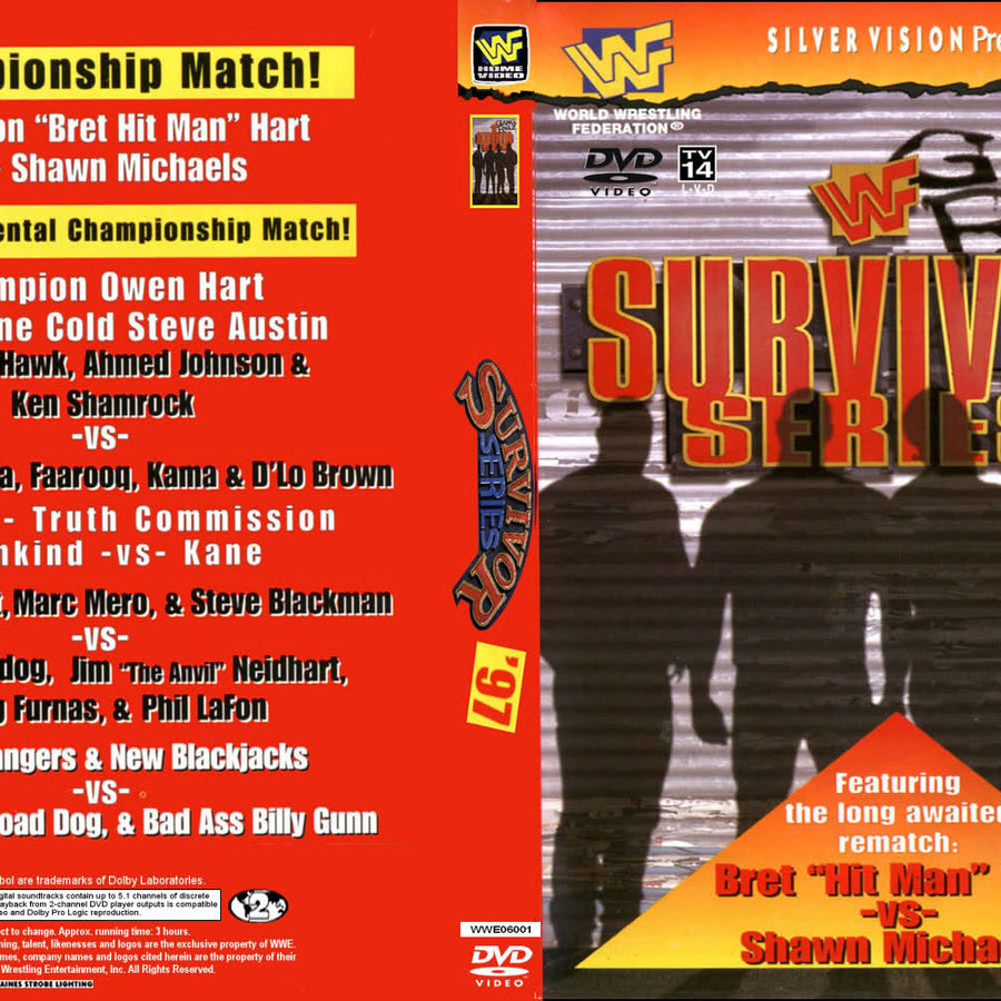 Survivor Series 1997 DVDs & Videos Pwcatalog