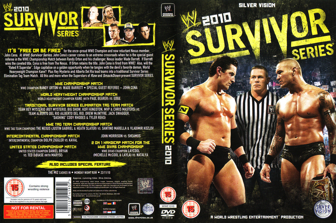 Survivor Series 2010 DVDs & Videos Pwcatalog