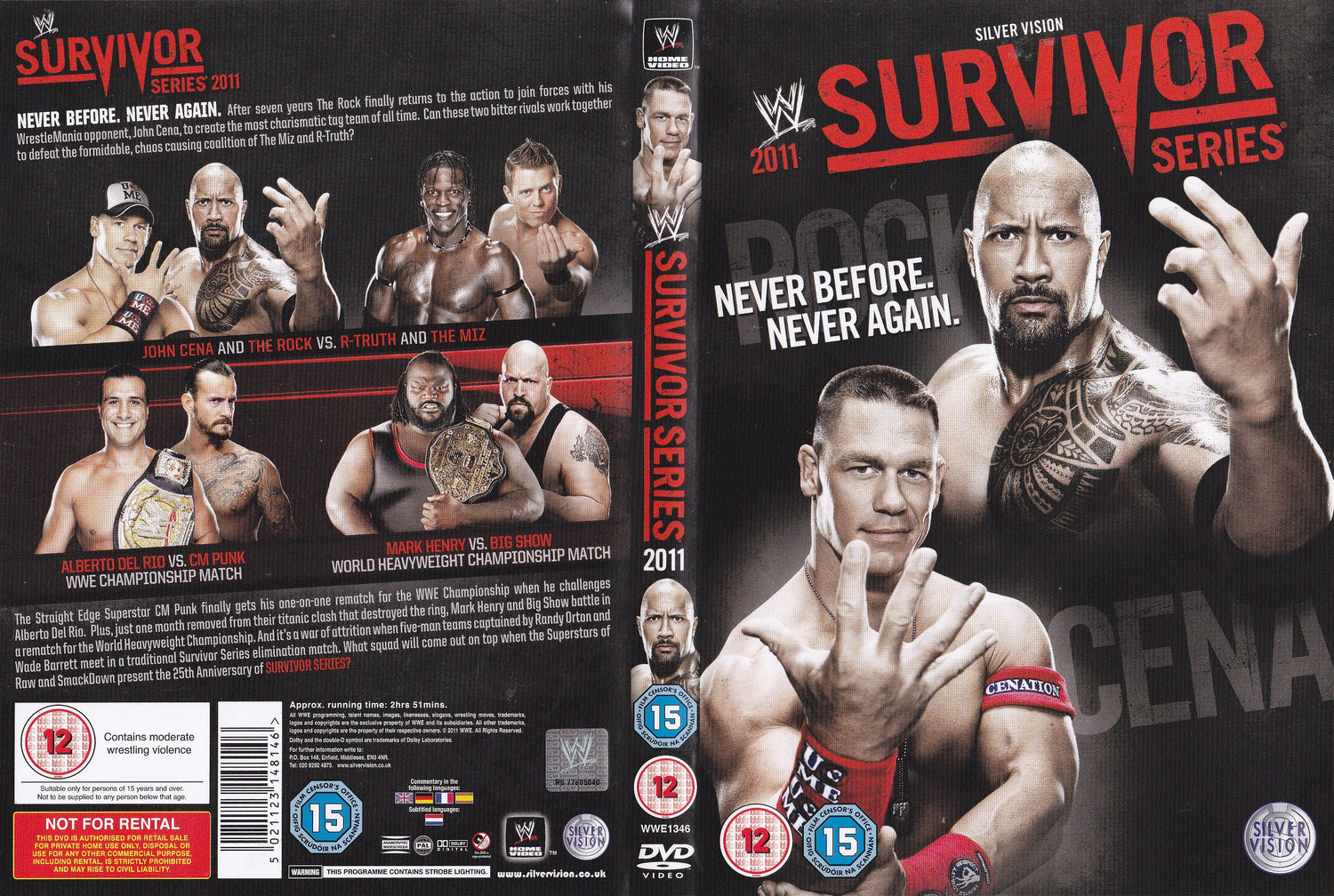 Survivor Series 2011 DVDs & Videos Pwcatalog